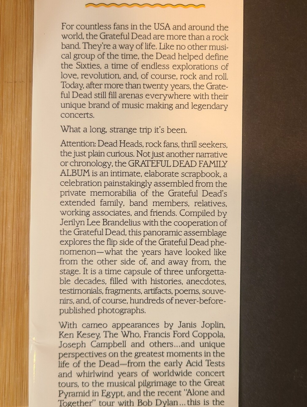 Grateful Dead Family Album Hardcover Book Special Edition Rolling Stone Magazine - Picture 5 of 16